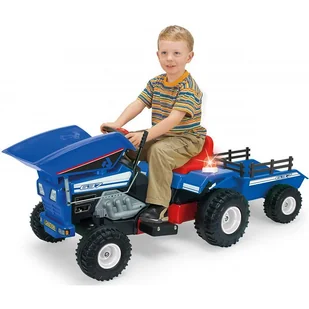 Injusa Traktor Na Akumulator Światło Dźwięk 12V 637 - Pojazdy elektryczne dla dzieci - miniaturka - grafika 2