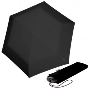 KNIRPS AS.050  BLACK - lekki damski parasol składany na płasko - Parasole - miniaturka - grafika 1