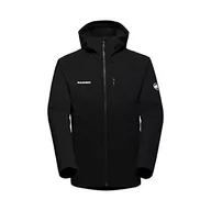 Kurtki męskie - Mammut Męska kurtka softshell 1011 Ultimate Comfort, czarna, regular, czarny, XXL - miniaturka - grafika 1