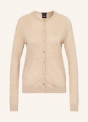 Swetry damskie - Boss Kardigan Fonami beige - BOSS - miniaturka - grafika 1