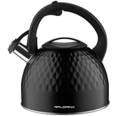 Czajniki na gaz - CZAJNIK TRADYCYJNY DIAMOND CZARNY 2,5L INDUKCJA - miniaturka - grafika 1