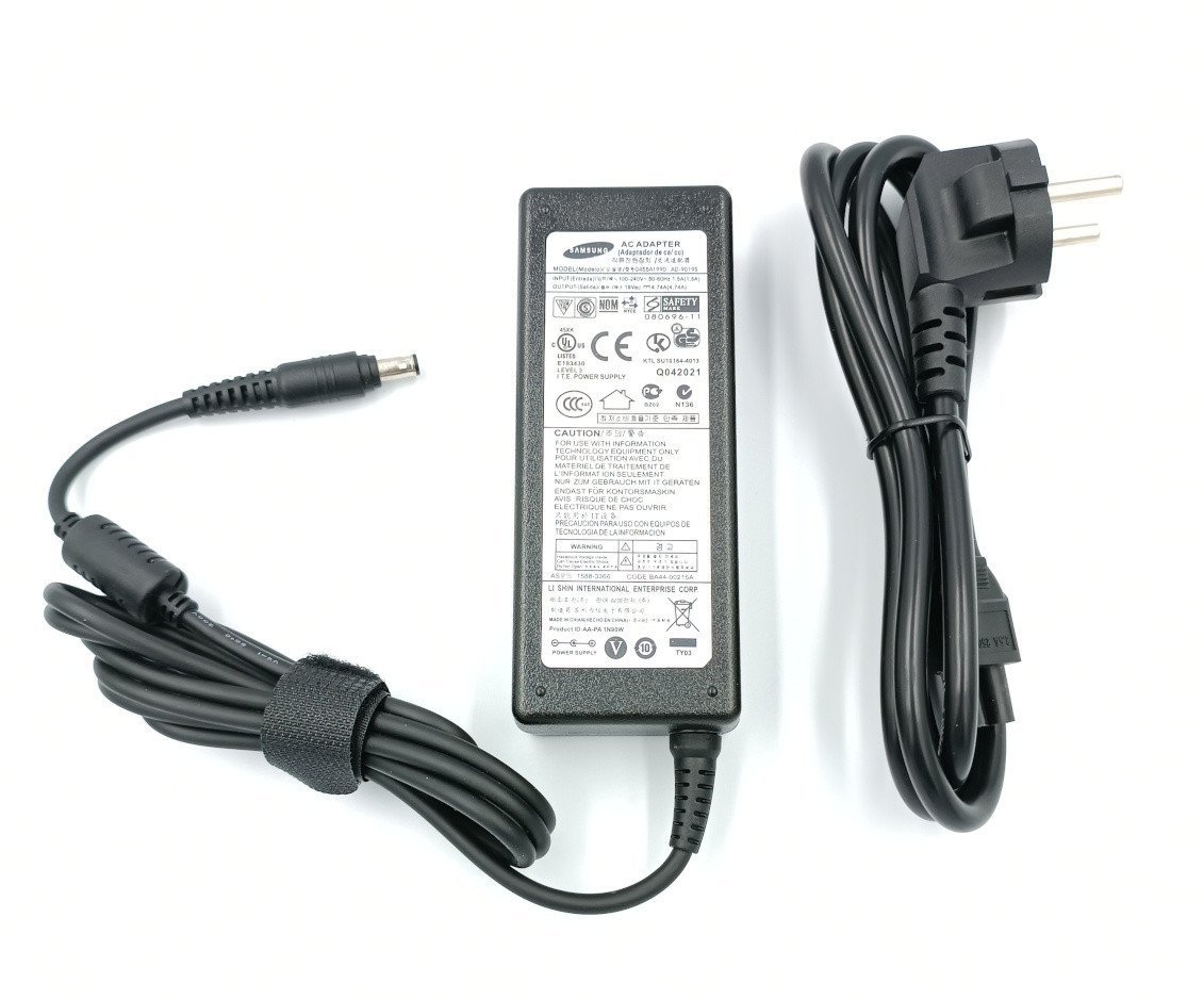 Zasilacz do laptopa Samsung 90 W, 3 mm, 4.74 A, 19 V
