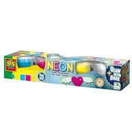 Masy plastyczne - SES NL Ciasto masa - Neonowa i świecąca w ciemności - miniaturka - grafika 1