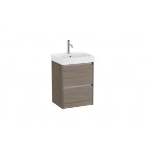 ROCA A851681511 ONA Zestaw łazienkowy UNIK Compacto 2 szuflady 450mm ciemny wi?z - Szafki łazienkowe - miniaturka - grafika 1