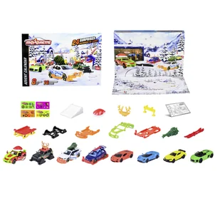 MAJORETTE KALENDARZ ADWENTOWY 2024 1:64 212051026 - Samochody i pojazdy dla dzieci - miniaturka - grafika 1
