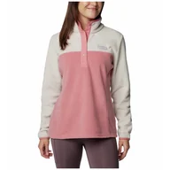 Swetry damskie - Sweter damski Columbia Benton Springs™ 1/2 Snap Pull Over Ii Rozmiar: M / Kolor: różowy/biały - miniaturka - grafika 1