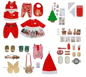 Ozdoby bożonarodzeniowe - BABY born 837474 Kalendarz adwentowy 43 cm, wielokolorowy - miniaturka - grafika 1