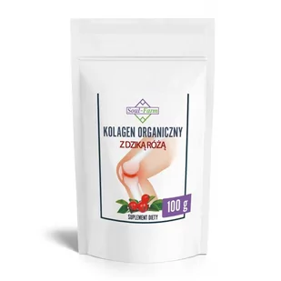 SOUL FARM Soul Farm Kolagen Organiczny z Dziką Różą 100 g SFA890 - Suplementy naturalne - miniaturka - grafika 1