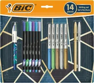 Przybory szkolne - Bic Zestaw piśmienniczy Kids Metallic 14 elementów - miniaturka - grafika 1