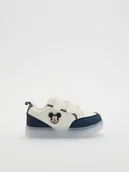 Buciki dla niemowląt - Reserved - Buty Mickey Mouse - złamana biel - miniaturka - grafika 1