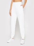 Spodnie sportowe damskie - Tommy Hilfiger Spodnie dresowe WW0WW32207 Biały Relaxed Fit - miniaturka - grafika 1