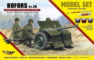 Mirage Hobby Armata Przeciw - Pancerna "BOFORS" - Modele do sklejania - miniaturka - grafika 1