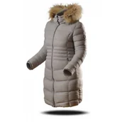 Kurtki i kamizelki sportowe damskie - Płaszcz damski Trimm Dora Rozmiar: M / Kolor: jasnoszary - miniaturka - grafika 1