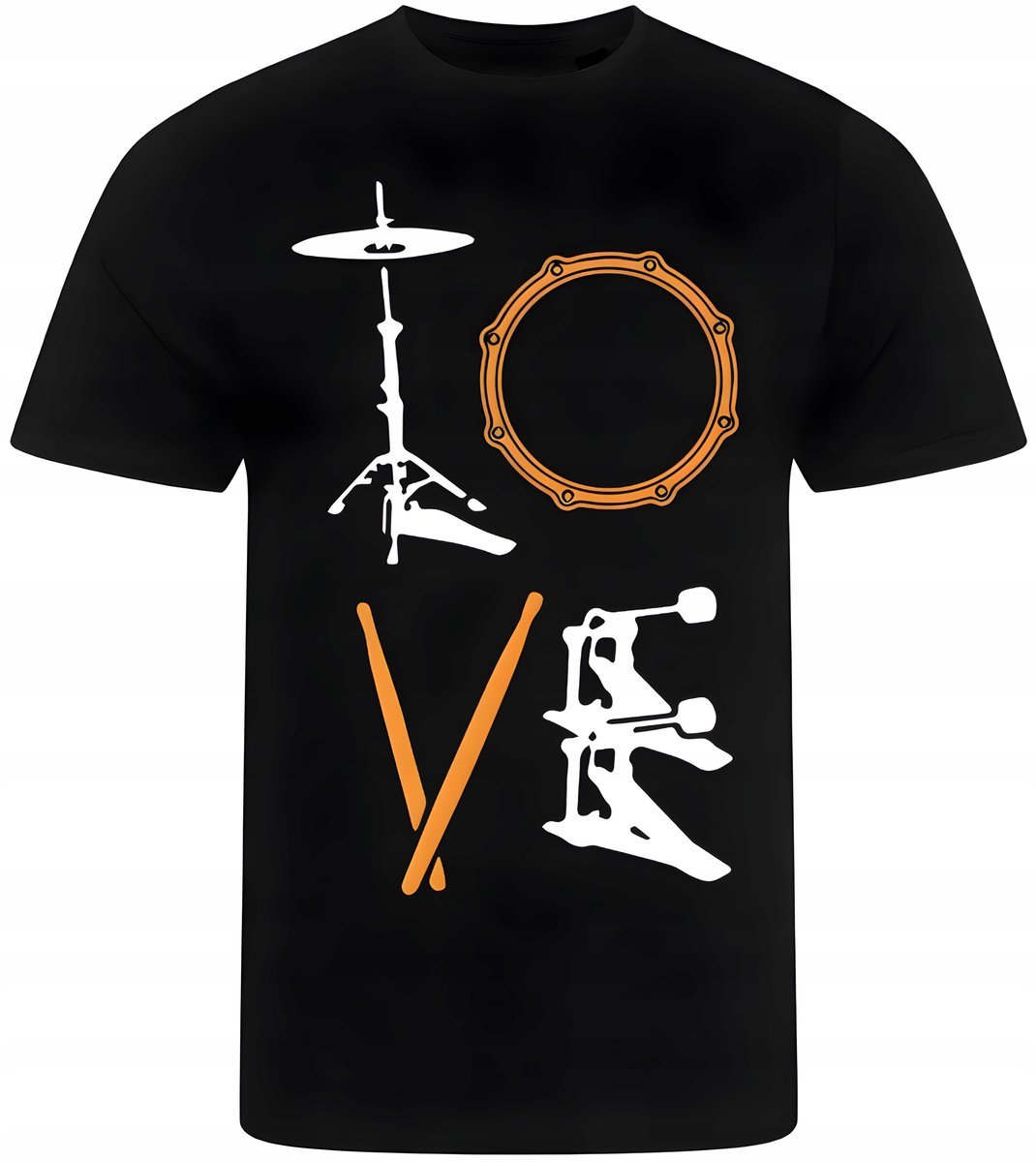 KOSZULKA MĘSKA NADRUK DLA PERKUSISTY PERKUSJE PREZENT PREMIUM L