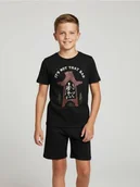 Piżamy chłopięce - Sinsay - Piżama dwuczęściowa - czarny - miniaturka - grafika 1