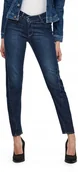 Spodnie damskie - G-STAR RAW CIEMNE JEANSY RURKI Z PRZETARCIAMI ŚREDNI STAN 32/34 6BA - G-Star Raw - miniaturka - grafika 1