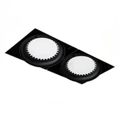 Oprawy, klosze i abażury - Light&More PP 618/2 BK OPRAWA HALOGENOWA LED WPUSZCZANA OCZKO BEZRAMKOWA REGULOWANA CZARNY ES111 QR111 AR111 GU10 G53 LM 618/2 BK - miniaturka - grafika 1