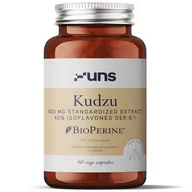 Witaminy i minerały dla sportowców - UNS Kudzu 400mg Standardized Extract 40% Isoflavones Der 6:1 60vegcaps - miniaturka - grafika 1