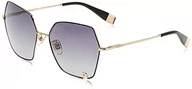 Okulary przeciwsłoneczne - Furla Unisex SFU599 okulary przeciwsłoneczne, złote, rozmiar 58, złoto, 58 - miniaturka - grafika 1