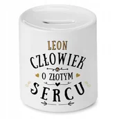 Skarbonki - Skarbonka Dla Leona na Urodziny na Prezent z Nadrukiem ze Zdjęciem - miniaturka - grafika 1