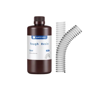 żywica do drukarek 3D, elastyczna i wysoce sprężysta, kompatybilna z żywicami UV, pomarańczowa - Filamenty i akcesoria do drukarek 3D - miniaturka - grafika 1