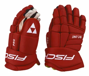 Rękawice hokejowe Fischer RC ONE PRO Red Senior 14 cali - Hokej - miniaturka - grafika 1