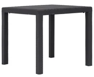 Stoły ogrodowe - Brązowy kwadratowy stolik ogrodowy M5-T42 - miniaturka - grafika 1