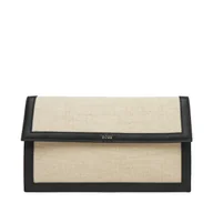 Portfele - Duży Portfel Damski BOSS Alyce Flat Pouch CV 50542077 Beżowy - miniaturka - grafika 1