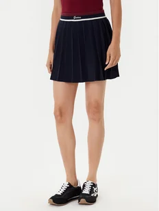 Guess Spódnica plisowana V5BD02 Z1152 Granatowy Regular Fit - Spódnice - miniaturka - grafika 1