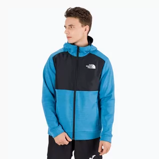 Odzież trekkingowa męska - The North Face Bluza polarowa męska The North Face Ma FZ niebieska NF0A5IEQ5V91 - grafika 1