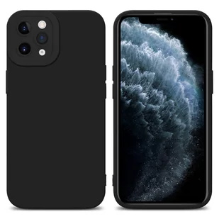 Etui Cadorabo do Apple iPhone 11 PRO w kolorze czarnym, silikonowe etui TPU na telefon komórkowy - Etui i futerały do telefonów - miniaturka - grafika 1
