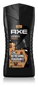 Kosmetyki do kąpieli - Axe AXE żel pod prysznic Collision Leather & Cookies, 250 ML, 6er Pack (6 X 250 ML) 8710447277775 - miniaturka - grafika 1