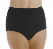 Pieluchy dla dorosłych - Majtki na nietrzymanie moczu do 600 ml - S - 88-95 cm w biodrach - damskie, do prania, chłonne, czarne - miniaturka - grafika 1