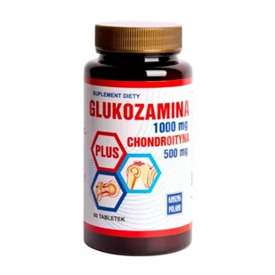 GINSENG POLAND Ginseng Glukozamina 1000mg plus Chondroityna 500mg 60 tabletek 8033201 - Układ nerwowy - miniaturka - grafika 1