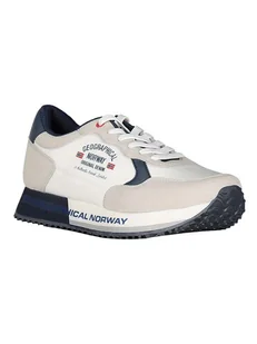 Geographical Norway Sneakersy "Ostyle" w kolorze beżowo-białym - Trampki męskie - miniaturka - grafika 1