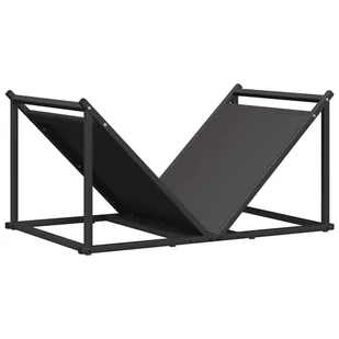 vidaXL Stojak na drewno opałowe 70x43x34,5 cm Stal walcowana na zimno - Wózki magazynowe - miniaturka - grafika 1