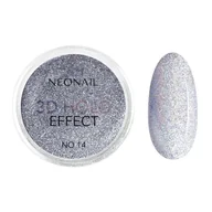 Ozdoby do paznokci - NeoNail, Puder 3D Holo Effect 08, Metaliczny puder, tworzy trójwymiarowy, holograficzny efekt, 1g - miniaturka - grafika 1