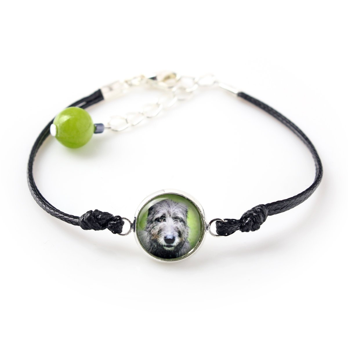 Wilczarz irlandzki, Irish wolfhound - bransoletka z twoim zdjęciem handmade, wyjątkowa biżuteria marki Art-Dog