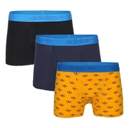 Komplety bielizny - Bokserki męskie Adidas Originals 3PK Trunk 3-pak-M - miniaturka - grafika 1