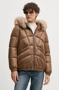 Geox kurtka damska kolor brązowy zimowa W4628S-T2843-F6226 - Kurtki damskie - miniaturka - grafika 1