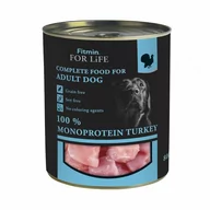 Mokra karma dla psów - Fitmin FFL dog karma mokra dla psa z indykiem 800g 61068 - miniaturka - grafika 1