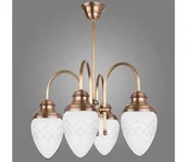 Lampy sufitowe - Kemar RI/4/M - Żyrandol RINAMA 4xE27/60W/230V mosiądz - miniaturka - grafika 1