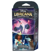 Czasopisma - Disney Lorcana: Rise of the Floodborn TCG Starter Deck Amethyst & Steel -  zestaw startowy - miniaturka - grafika 1