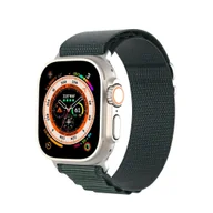 Akcesoria do smartwatchy - DUX DUCIS GS - pasek nylonowy do Apple Watch 42/44/45/49mm oliwkowy - miniaturka - grafika 1
