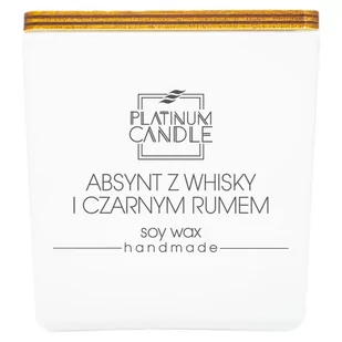 Świeca sojowa zapachowa ABSYNT Z WHISKY I CZARNYM RUMEM 220g - Świece - miniaturka - grafika 1