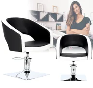 Fotele fryzjerskie - Fotel fryzjerski Greta hydrauliczny obrotowy do salonu fryzjerskiego krzesło fryzjerskie - miniaturka - grafika 1
