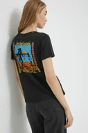 Koszulki sportowe damskie - Vans t-shirt bawełniany x STRANGER THINGS kolor czarny - miniaturka - grafika 1