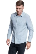 Koszule męskie - Wrangler Ls 1 Pkt Shirt Real White W5A9Loxw1-L - miniaturka - grafika 1