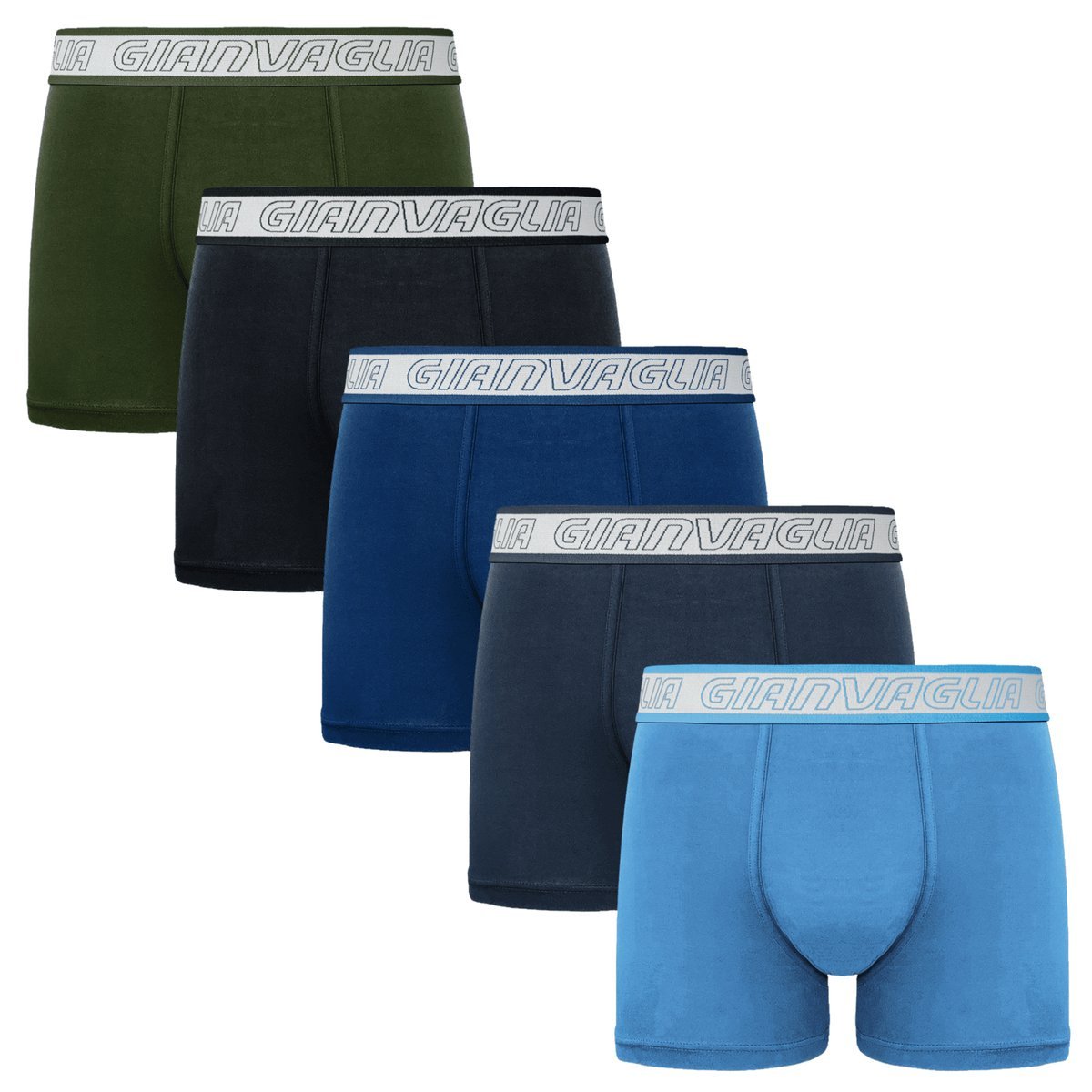 Bokserki męskie bawełniane XL zestaw w 5 kolorach, oddychające i wygodne