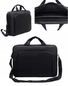 Torby na laptopy - UNIWERSALNA TORBA NA RAMIĘ BIZNESOWA LAPTOP 15,2 CZARNA - miniaturka - grafika 1